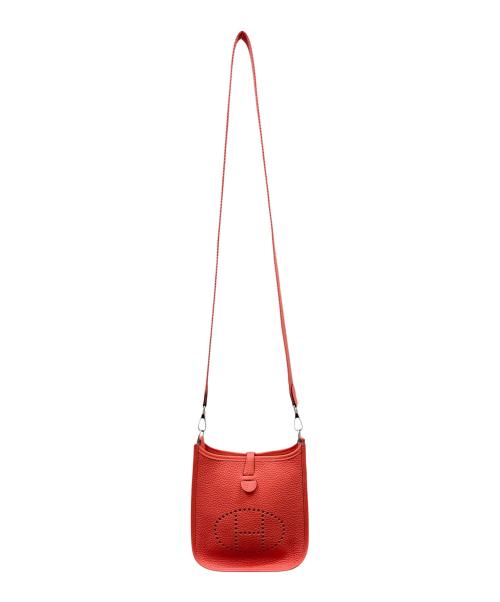 HERMES（エルメス）HERMES (エルメス) Evelyne TPM エブリン TPM/トリヨンクレマンス/レッド系/D刻印：2019年製造/シルバー金具 レッド系 サイズ:TPMの古着・服飾アイテム
