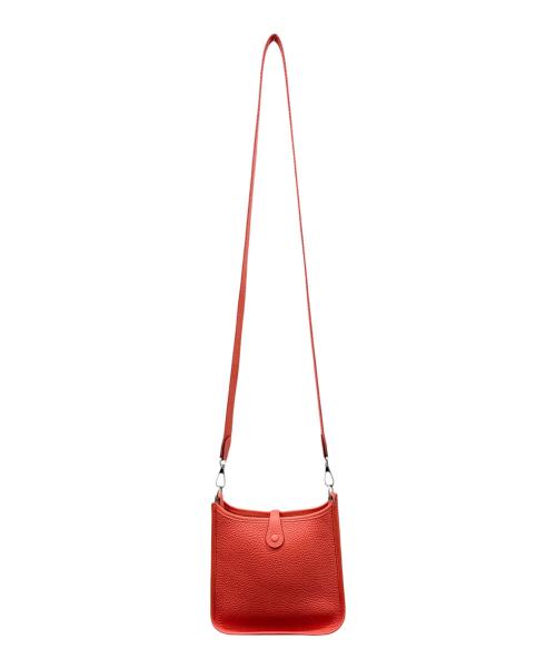 HERMES（エルメス）HERMES (エルメス) Evelyne TPM エブリン TPM/トリヨンクレマンス/レッド系/D刻印：2019年製造/シルバー金具 レッド系 サイズ:TPMの古着・服飾アイテム