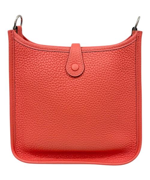 HERMES（エルメス）HERMES (エルメス) Evelyne TPM エブリン TPM/トリヨンクレマンス/レッド系/D刻印：2019年製造/シルバー金具 レッド系 サイズ:TPMの古着・服飾アイテム