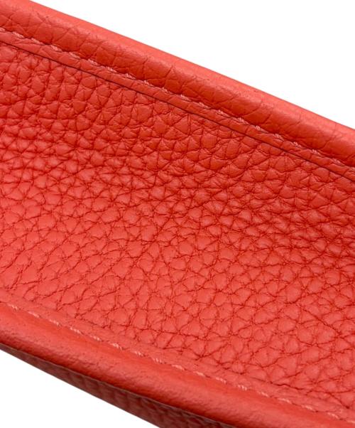 HERMES（エルメス）HERMES (エルメス) Evelyne TPM エブリン TPM/トリヨンクレマンス/レッド系/D刻印：2019年製造/シルバー金具 レッド系 サイズ:TPMの古着・服飾アイテム