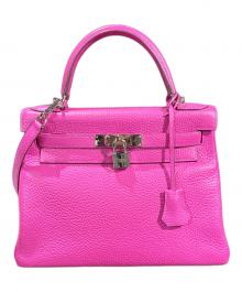 HERMES（エルメス）の古着「Kelly 28 ケリー 28/内縫い/トゴ/マグノリア/C刻印：2018年製造/シルバー金具」｜マグノリア