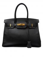 HERMESエルメス）の古着「バーキン30/ヴォーエプソン/ブラック/X刻印：2016年製造/ゴールド金具」｜ブラック