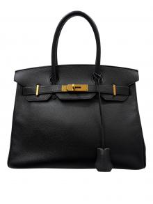 HERMES（エルメス）の古着「バーキン30/ヴォーエプソン/ブラック/X刻印：2016年製造/ゴールド金具」｜ブラック