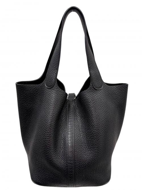 HERMES（エルメス）HERMES (エルメス) ピコタンロックMM ブラック サイズ:MMの古着・服飾アイテム