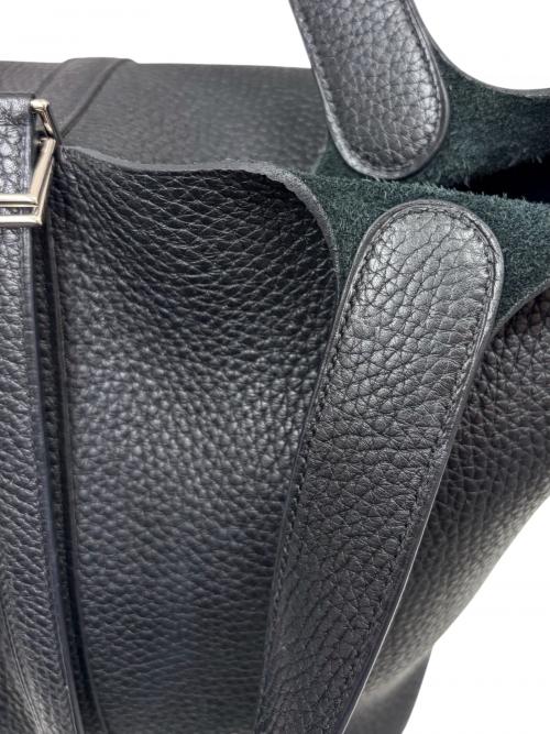 HERMES（エルメス）HERMES (エルメス) ピコタンロックMM ブラック サイズ:MMの古着・服飾アイテム