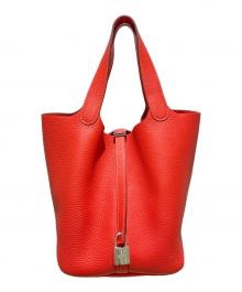 HERMES（エルメス）の古着「Picotin Lock /ピコタンロックMM/トリヨンクレマンス/ブーゲンビリア/□R刻印：2014年製」｜ブーゲンビリア