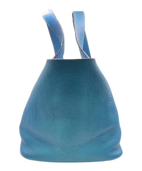 HERMES（エルメス）HERMES (エルメス) ピコタンMM/ハンドバッグ ブルージーン サイズ:MMの古着・服飾アイテム