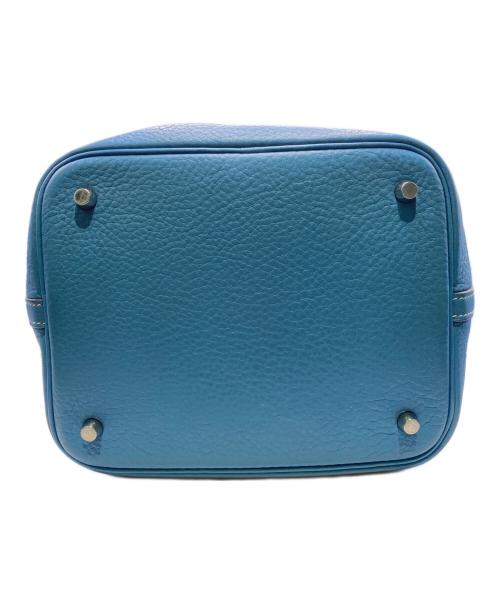 HERMES（エルメス）HERMES (エルメス) ピコタンMM/ハンドバッグ ブルージーン サイズ:MMの古着・服飾アイテム