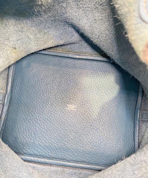 HERMES（エルメス）HERMES (エルメス) ピコタンMM/ハンドバッグ ブルージーン サイズ:MMの古着・服飾アイテム