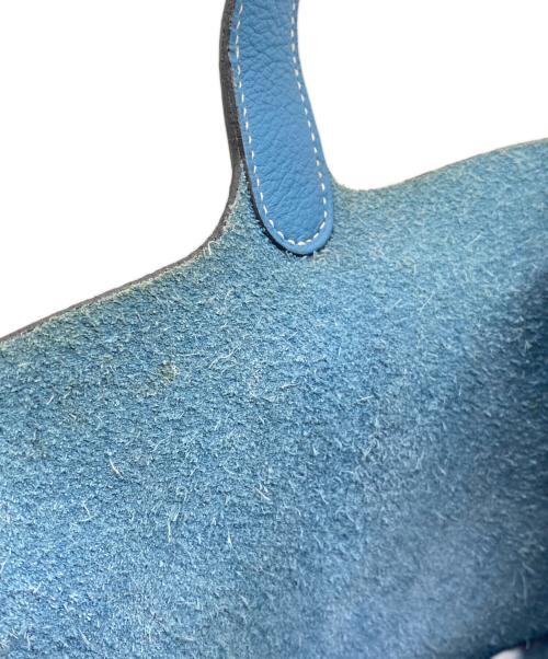 HERMES（エルメス）HERMES (エルメス) ピコタンMM/ハンドバッグ ブルージーン サイズ:MMの古着・服飾アイテム