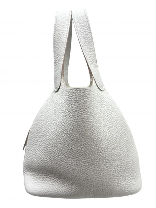 HERMES（エルメス）HERMES (エルメス) Picotin Lock PM ピコタンロック PM/トリヨンクレマンス/グリパール/U刻印：2022年製造/シルバー金具 グリパール サイズ:PMの古着・服飾アイテム