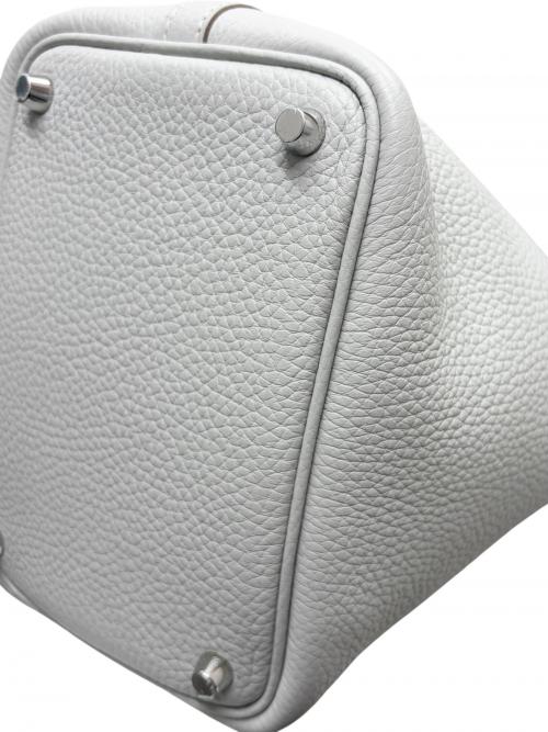 HERMES（エルメス）HERMES (エルメス) Picotin Lock PM ピコタンロック PM/トリヨンクレマンス/グリパール/U刻印：2022年製造/シルバー金具 グリパール サイズ:PMの古着・服飾アイテム