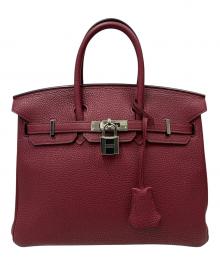 HERMES（エルメス）の古着「バーキン25/シルバー刻印/トゴ/X刻印/2016年製/バッグ/鞄/ハンドバッグ」｜ルビー