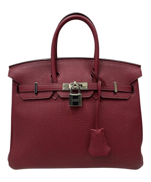 HERMES（エルメス）HERMES (エルメス) バーキン25/シルバー刻印/トゴ/X刻印/2016年製/バッグ/鞄/ハンドバッグ ルビー サイズ:25の古着・服飾アイテム