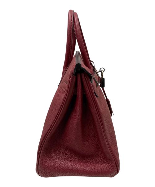 HERMES（エルメス）HERMES (エルメス) バーキン25/シルバー刻印/トゴ/X刻印/2016年製/バッグ/鞄/ハンドバッグ ルビー サイズ:25の古着・服飾アイテム
