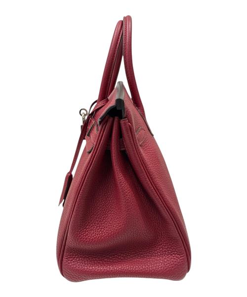 HERMES（エルメス）HERMES (エルメス) バーキン25/シルバー刻印/トゴ/X刻印/2016年製/バッグ/鞄/ハンドバッグ ルビー サイズ:25の古着・服飾アイテム