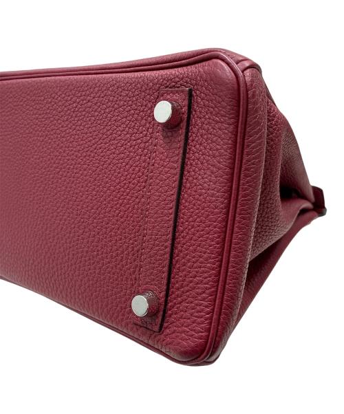 HERMES（エルメス）HERMES (エルメス) バーキン25/シルバー刻印/トゴ/X刻印/2016年製/バッグ/鞄/ハンドバッグ ルビー サイズ:25の古着・服飾アイテム