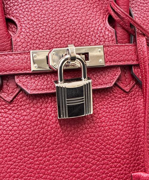 HERMES（エルメス）HERMES (エルメス) バーキン25/シルバー刻印/トゴ/X刻印/2016年製/バッグ/鞄/ハンドバッグ ルビー サイズ:25の古着・服飾アイテム