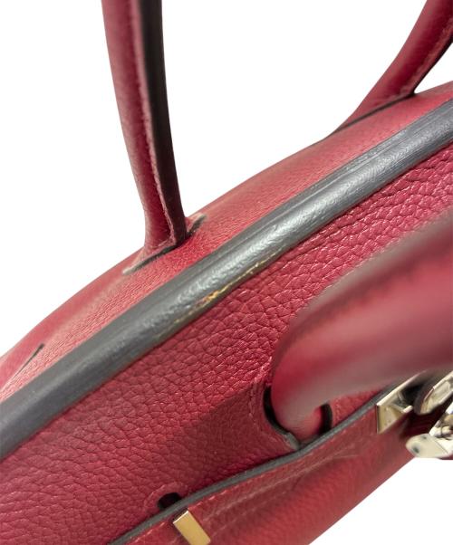 HERMES（エルメス）HERMES (エルメス) バーキン25/シルバー刻印/トゴ/X刻印/2016年製/バッグ/鞄/ハンドバッグ ルビー サイズ:25の古着・服飾アイテム