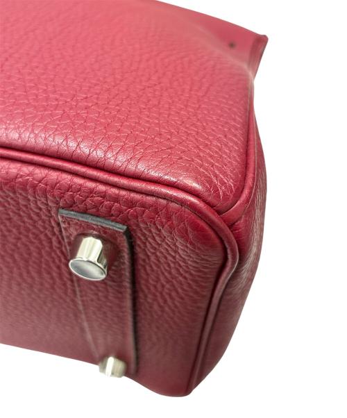 HERMES（エルメス）HERMES (エルメス) バーキン25/シルバー刻印/トゴ/X刻印/2016年製/バッグ/鞄/ハンドバッグ ルビー サイズ:25の古着・服飾アイテム