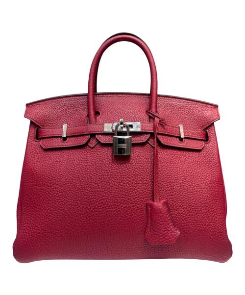 HERMES（エルメス）HERMES (エルメス) バーキン25/シルバー金具/トゴ/ルビー/X刻印/2016年 ルビー サイズ:25の古着・服飾アイテム