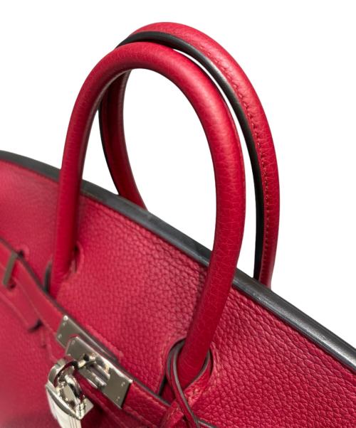 HERMES（エルメス）HERMES (エルメス) バーキン25/シルバー金具/トゴ/ルビー/X刻印/2016年 ルビー サイズ:25の古着・服飾アイテム