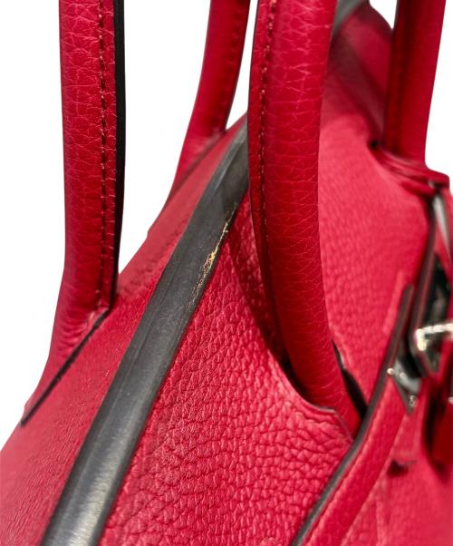 HERMES（エルメス）HERMES (エルメス) バーキン25/シルバー金具/トゴ/ルビー/X刻印/2016年 ルビー サイズ:25の古着・服飾アイテム