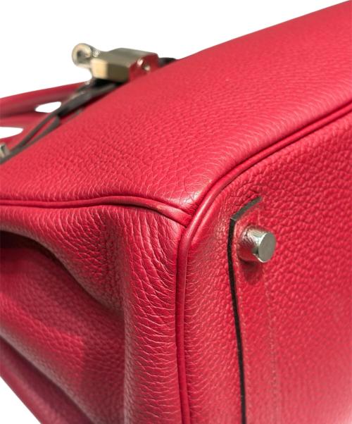 HERMES（エルメス）HERMES (エルメス) バーキン25/シルバー金具/トゴ/ルビー/X刻印/2016年 ルビー サイズ:25の古着・服飾アイテム
