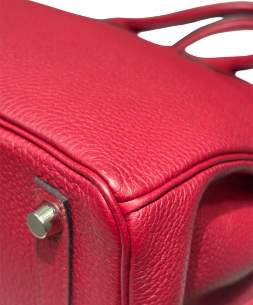 HERMES（エルメス）HERMES (エルメス) バーキン25/シルバー金具/トゴ/ルビー/X刻印/2016年 ルビー サイズ:25の古着・服飾アイテム