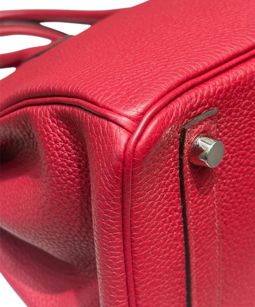 HERMES（エルメス）HERMES (エルメス) バーキン25/シルバー金具/トゴ/ルビー/X刻印/2016年 ルビー サイズ:25の古着・服飾アイテム