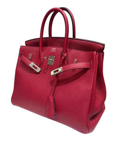 HERMES（エルメス）HERMES (エルメス) バーキン25/シルバー金具/トゴ/ルビー/X刻印/2016年 ルビー サイズ:25の古着・服飾アイテム