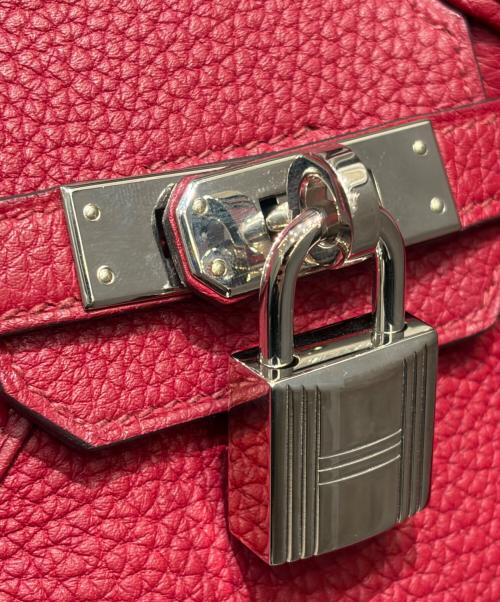 HERMES（エルメス）HERMES (エルメス) バーキン25/シルバー金具/トゴ/ルビー/X刻印/2016年 ルビー サイズ:25の古着・服飾アイテム