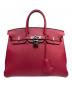 HERMES（エルメス）の古着「バーキン25/シルバー金具/トゴ/ルビー/X刻印」｜ルビー