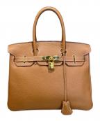HERMESエルメス）の古着「バーキン30/ゴールド金具/トゴ/▢H刻印：2004年製」｜ゴールド