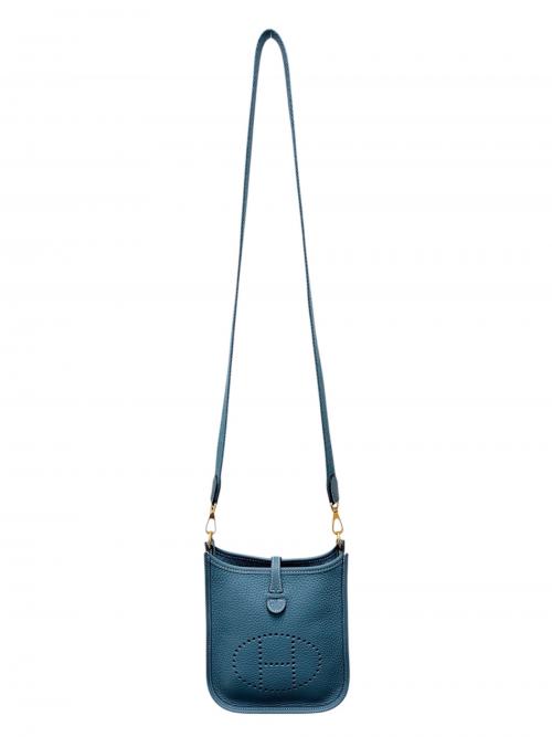 HERMES（エルメス）HERMES (エルメス) Evelyne TPM エブリン TPM/トリヨンクレマンス/ニューブルージーン/B刻印：2023年製造/ゴールド金具 ニューブルージーン サイズ:TPMの古着・服飾アイテム