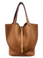 HERMESエルメス）の古着「Picotin Lock MM ピコタンロック MM/トリヨンクレマンス/Z刻印：2021年製/ゴールド金具」｜ゴールド