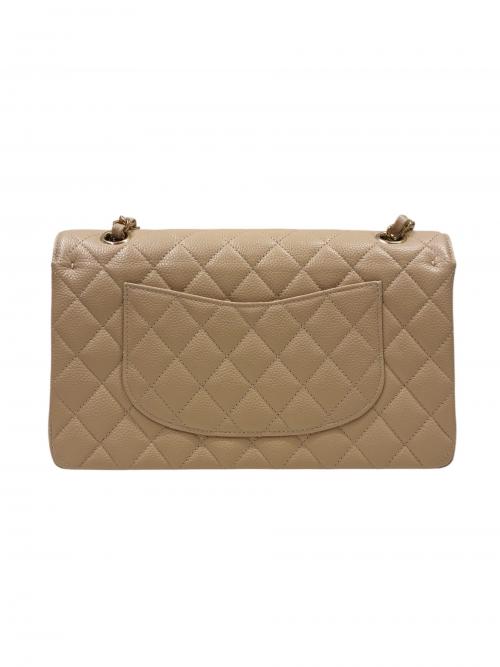 CHANEL（シャネル）CHANEL (シャネル) マトラッセ25　Wフラップチェーンショルダーバッグ ベージュ サイズ:25の古着・服飾アイテム