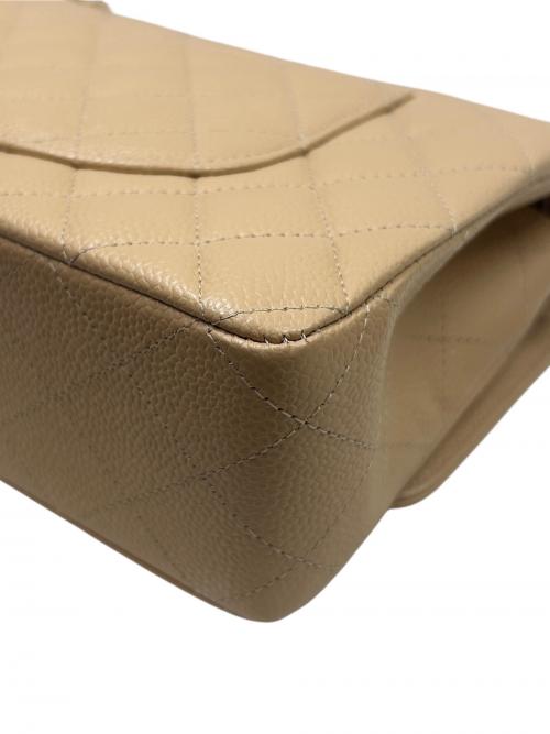 CHANEL（シャネル）CHANEL (シャネル) マトラッセ25　Wフラップチェーンショルダーバッグ ベージュ サイズ:25の古着・服飾アイテム