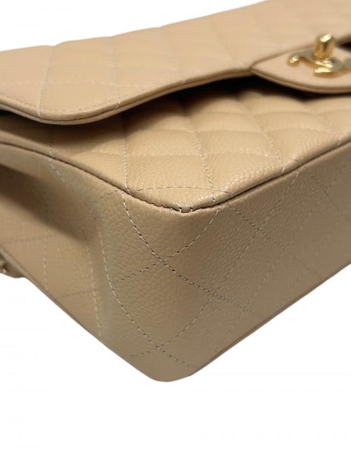 CHANEL（シャネル）CHANEL (シャネル) マトラッセ25　Wフラップチェーンショルダーバッグ ベージュ サイズ:25の古着・服飾アイテム