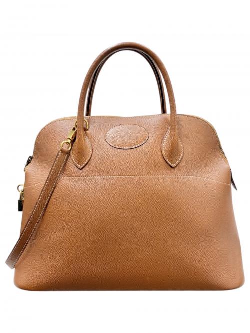 HERMES（エルメス）HERMES (エルメス) Bolide 35 ボリード 35/クシュベル/ゴールド/〇V刻印：1992年製造/ゴールド金具 ゴールド サイズ:35の古着・服飾アイテム