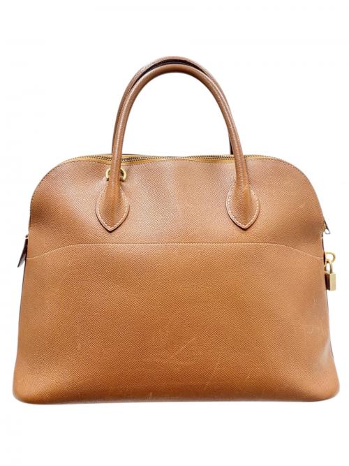 HERMES（エルメス）HERMES (エルメス) Bolide 35 ボリード 35/クシュベル/ゴールド/〇V刻印：1992年製造/ゴールド金具 ゴールド サイズ:35の古着・服飾アイテム