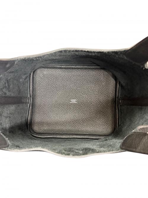 HERMES（エルメス）HERMES (エルメス) Picotin Lock MM ピコタンロック MM/トリヨンクレマンス/ブラック/Y刻印：2020年製造/シルバー金具 ブラック サイズ:MMの古着・服飾アイテム