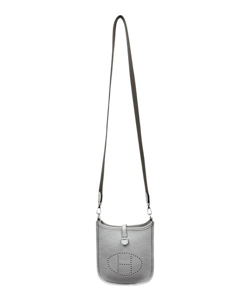 HERMES（エルメス）HERMES (エルメス) Evelyne TPM エブリン TPM/トリヨンクレマンス/ブルーペール/Z刻印：2021年製造/シルバー金具 ブルーペール サイズ:TPMの古着・服飾アイテム