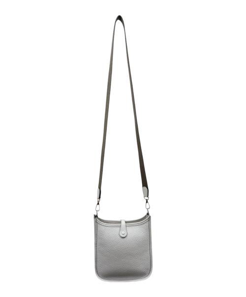 HERMES（エルメス）HERMES (エルメス) Evelyne TPM エブリン TPM/トリヨンクレマンス/ブルーペール/Z刻印：2021年製造/シルバー金具 ブルーペール サイズ:TPMの古着・服飾アイテム