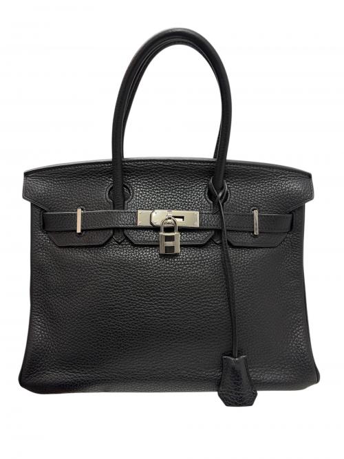 HERMES（エルメス）HERMES (エルメス) バーキン30/トリヨンクレマンス/ブラック/□J刻印:2006年製造/シルバー金具 ブラック サイズ:30の古着・服飾アイテム