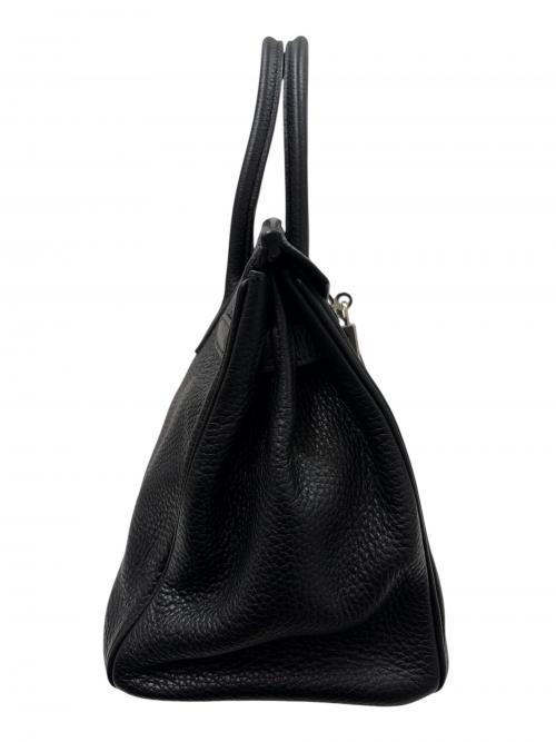 HERMES（エルメス）HERMES (エルメス) バーキン30/トリヨンクレマンス/ブラック/□J刻印:2006年製造/シルバー金具 ブラック サイズ:30の古着・服飾アイテム