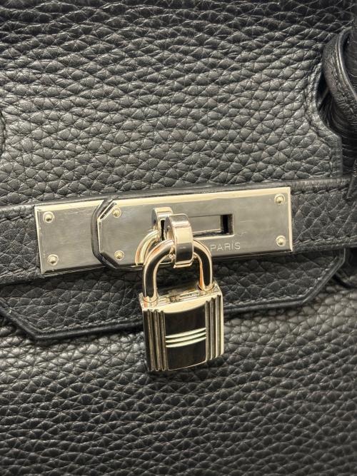 HERMES（エルメス）HERMES (エルメス) バーキン30/トリヨンクレマンス/ブラック/□J刻印:2006年製造/シルバー金具 ブラック サイズ:30の古着・服飾アイテム