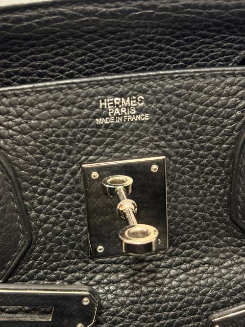 HERMES（エルメス）HERMES (エルメス) バーキン30/トリヨンクレマンス/ブラック/□J刻印:2006年製造/シルバー金具 ブラック サイズ:30の古着・服飾アイテム