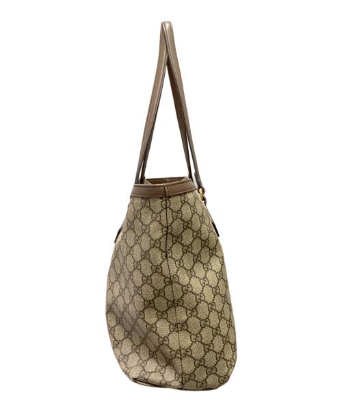 GUCCI（グッチ）GUCCI (グッチ) オフディアトートバッグ ラージ ブラウン サイズ:ラージの古着・服飾アイテム