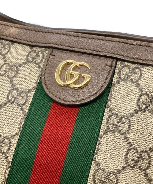 GUCCI（グッチ）GUCCI (グッチ) オフディアトートバッグ ラージ ブラウン サイズ:ラージの古着・服飾アイテム